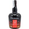 Dictador 12, 700 ml, Rum Scuro Artigianale, Note di Caramello, Cacao Vaniglia, Miele, Rum Colombiano Invecchiato fino a 12 anni in Botti ex-Bourbon, Finish in Botti di Sherry, Idea Regalo, 40% Vol.