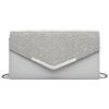 Miss Lulu Pochette e clutch de donna, pochette da donna in pizzo floreale, elegante borsa a tracolla a catena, Moda Pochette, Ragazze Partito Favore, Matrimonio Sposa Mamma Sera