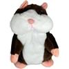 Eastronic JIM Fitness Criceto Parlante Peluche, Marrone e Bianco
