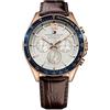 Tommy Hilfiger Orologio analogico multifunzione al quarzo da uomo con cinturino in pelle Marrone - 1791118