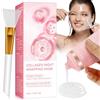 QLIGES Collagen Night Wrapping Mask, Maschera al Collagene Viso Coreana Maschera Viso Peel Off per Migliorare L'elasticità Della Pelle, Idratare, Levigare eRassodare Durante la Notte