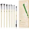 Jessup pennelli occhi Pennelli trucco Set di pennelli precisione vegani 8 pezzi ombretto polvere sfumatura eyeliner evidenziatore Capelli sintetici puri T328