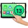 Eonon Android 13 Navigatore GPS per auto CarPlay Android Auto per Golf Passat T5 Seat Skoda Touchscreen da 9 pollici mirroring dello schermo Bluetooth 5.0 con WiFi USB VWA13