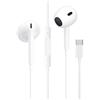 ALIANSHENG Cuffie USB C, Auricolari Type C in-Ear con Microfono,Controllo del Volume e Suono Puro,Compatibile con iPhone 16/16 Pro Max/15/15 Plus/15 Pro Max/Samsung S20/Huawei/Xiaomi/Google/Pixel