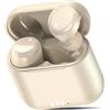 TOZO T6 Mini Cuffie Bluetooth 5.3 con Controllo Touch ORIGX 2.0 Acustica EQ Regolazione 50 Ore Riproduzione Supporta Caricatore Wireless e USB Tipo C IPX8 Champagne