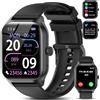 LAOYABB Smartwatch Uomo Donna, 2.01" Smart Watch con Effettua/Risposta Chiamate, Fitness Tracker con Cardiofrequenzimetro/Monitoraggio Del Sonno, Impermeabile IP68 Orologio Sportivo per Android iOS