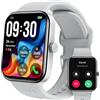 TOZO S4 Orologio Intelligente Uomo Donna con 1.78" Schermo Smartwatch IP68 con Multipla Funzione di Salute e Vida 100+ Modalità Sportive Argento