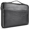 DOMISO Custodia PC Portatile Sleeve 17,3 Pollici,Impermeabile Cuoio artificiale PU Laptop Borsa Porta PC Computer Compatibile con 17,3 Pollici Notebook HP ASUS Dell Microsoft，Nero