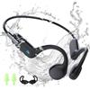 HIFI WALKER T10 Air - Cuffie Conduzione Ossea, Lettore MP3 Subacqueo per Nuoto, Impermeabile IPX8, Bluetooth 5.3 Open-Ear Auricolari Sport da 32 GB di memoria integrata per corsa, ciclismo, nuoto