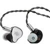 Linsoul Kiwi Ears KE4 In Ear Monitor, auricolari ibridi 2DD+2BA, cuffie da gioco, HiFi Wired IEM, con cavo IEM staccabile per musicisti audiofili (argento)