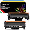 AMG Sales Cartuccia Toner Compatibile con Brother TN2420 TN-2420 TN2410 per Brother MFC L2710DW L2710DN L2730DW L2750DW HL-L2310D L2350DW L2370DN L2375DW DCP-L2510D L2530DW L2550DN (2 Nero)