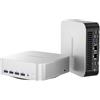 GEEKOM A8 Max AI Mini PC, AMD Ryzen 9 8945HS(8C/16T, fino a 5,2 GHz),32GB DDR5 RAM e 2TB SSD,Mini PC Windows 11 Pro|Doppia porta LAN 2.5G|Wi-FI 6E|8K UHD|USB4|BT5.2