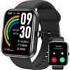 TOZO S3 Orologio Intelligente Uomo Donna con 1.83" Schermo Smartwatch IP68 con Multipla Funzione di Salute e Vida 100+ Modalità Sportive Nero