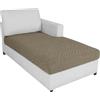 Ystyle Copriseduta Divano Elasticizzato, Copri Cuscini Divano, Coprisedile Per Divano, Universale Copricuscini Per Divani, Copricuscino Copri Seduta Divano(Chaiselongue, Cachi)
