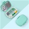 ACWOO Pill Organizer, 1 Pezzi Portapillole Settimanale con 8 Scomparti, Doppio Strato Portapillole da Viaggio Portatile Portapillole per Portare Portare Vitamine, Olio di Pesce e Farmaci