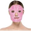 ACWOO Maschera Rinfrescante per Il Viso, Maschera per Occhi Riutilizzabile, Maschera Caldo Freddo per Occhi Gonfi, Occhi Stanchi, Mal Di Testa, Hangover, Emicrania (Rosa)
