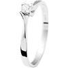 & You - Anello Solitario Diamante 0,15 Carati - 4 Griffe - Oro Bianco