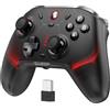 GameSir Cyclone2 TMR Gamepad TMR Hall Stick Gamepad con Doppio Hall Trigger/Micro Trigger Controller di Gioco per Switch, Android, iOS, PC e Steam con Tasti Macro Nero