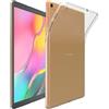 ebestStar - Cover per Samsung Galaxy Tab A 10.1 2019 T510 T515, Custodia Silicone Trasparente, Protezione TPU Antiurto, Morbida Sottile Slim, Trasparente