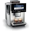 SIEMENS Macchina da caffè EQ900 plus TQ905DZ3, 36 specialità di caffè internazionali, macinatura individuale, controllo app, ampio display full touch, acciaio inox