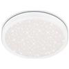 Briloner - Plafoniera LED, Lampada da Soffitto con Decorazione a Stelle, 24 Watt, 3.000 Lumen, 4.000 Kelvin, Bianco, Ø 38 cm