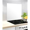 Wenko Paraschizzi protettiva in vetro temprato, Vetro, Bianco, 70 x 60 x 0,1 cm