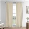 HPD Half Price Drapes Half Price Drapes HPD Tende in Lino Francese, Tende oscuranti Lunghe 244 cm per Camera da Letto e Soggiorno, 127 x 244 cm, (1 Pannello), Avorio Anticato
