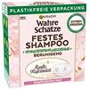 Garnier Shampoo solido latte d'avena delicato con latte d'avena lenitivo, per capelli sensibili, formula biodegradabile, vegana, veri tesori, 1 pezzo