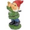 Design Toscano Bigey Burt Divertente Statua da campo da Golf Statua con Gnomo, poliresina, a colori, 30 cm