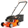 IMJ-Global Tosaerba Tagliaerba a Scoppio DEMON | Motore 4 Tempi OHV | 79,6 cc | 1,47 kW | Velocità Rotazione Motore 3600 giri/min | Senza Trazione | con Cestello da 40 Litri