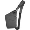 BROADREAM Borsa da Viaggio Antifurto da Uomo Donna, Borsa da Petto Crossbody Multitasche Impermeabile Tasca sul Petto Portatile per ciclismo passeggiate arrampicate