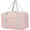 Narwey Bagaglio a Mano 40x20x25 Ryanair Borsone da Viaggio Pieghevole Borsa da Cabina Aereo Borsa Palestra Borsa Weekend (Rosa)