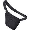 Tibroni Borsa a tracolla a tracolla anti-furto, Petto Borsa Crossbody, Tasca sul Petto da Uomo Donna, borsa a tracolla per uomo e donna, per viaggi, escursioni, jogging
