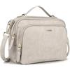 Gladdon Borse a tracolla da donna, piccole borse a tracolla con tasche multiple, pelle PU, cerniera, borsa a tracolla alla moda con tracolla regolabile e rimovibile, piccola
