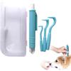 Generic Set di 4 pinzette per rimuovere le zecche, per animali domestici, cani, gatti, esseri ,