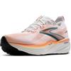 BROOKS Glycerin GTS 22, Sneaker Uomo, Bianco/Arancione/Verde Blu Ardesia, 42.5 EU