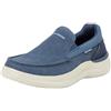 Skechers Hasting, Senza Lacci Uomo, Tela Blu Navy, 41 EU