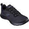 Skechers Flex Appeal 5.0 New Path, Scarpe da Ginnastica Donna, Nero, 37 EU Larga