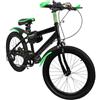 Estabeter Mountain Bike Bambini Bicicletta 20 Pollici 7 Marce Con Parafanghi V-Freno Telaio In Acciaio Al Carbonio Alluminio Per Ragazzi E Ragazze (Verde)
