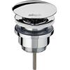 Wirquin 30723420 - Piletta per lavabo in ottone universale e design, cromato