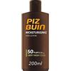 PIZ BUIN Moisturising Latte Solare SPF 50+, Crema solare 50+ idratante, Protezione solare 50+ con filtro solare UVA/UVB e Glicerina, Latte solare SPF 50+ resistente all'acqua e al sudore, 200 ml