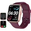Tensky Orologio Smartwatch Uomo Donna 1,8 Smart Watch con Rispondi/Fai Chiamate, Alexa Integrata, 110+ Sport, Contapassi Monitoraggio Sonno SpO2 Frequenza Cardiaca, Impermeabile IP68, per Android iOS
