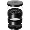 Bloomint BloomingGrinder in Alluminio - 4 Pezzi Grinder da 75 mm per Erbe, Spezie ed Erbe con Scomparto per Polline