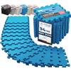 BeMaxx Tappeto Palestra Tappetino Fitness da Ginnastica a Puzzle - Pavimento Protettivo Incastro Tatami Gomma Allenamento Protezione Sport| Materassino Gommato Mattonella Pavimentazione per Home Gym Manubri