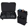 Growalleter Custodia protettiva da viaggio per controller e accessori Pioneer DDJ SR2 /DDJ-SR/DDJ 202 /S4 Mk3 DDJ-REV1 /Mixtrack Platinum FX e Hercules Inpulse 500 con tracolla regolabile (per SR2)