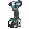 Makita MAKPAC, avvitatore a impulsi, 18 V, agli ioni di litio LXT 140 Nm, 2 x 3,0 Ah, in MAKPAC, DTD155RFJ