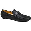 Evoga Mocassini uomo Class eleganti nero scarpe espadrillas Man's Shoes (45, Nero)