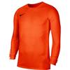 Nike Y Nk Dry Park VII JSY LS T-Shirt A Manica Lunga, Unisex Bambini, Safety Orange/Black, S