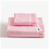 nice homeit Set Asciugamani Bagno Viso e Bidet in Morbida Monospugna 100% Cotone - Made in Italy - 1 asciugamano viso (60x100 cm) + 1 asciugamano bidet/ospite (40x60 cm).