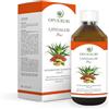 OPUS RURI Lipidaloe Plus - Integratore Alimentare Riso Rosso, Vitamina C e Vitamina E - 500 millilitri - Supporto Colesterolo - Made in Italy